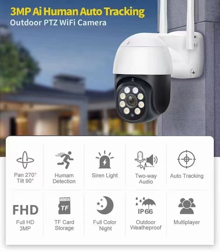 Smart Home Windows App - Aplikasi Carecam 3MP 1296P Kamera Kubah