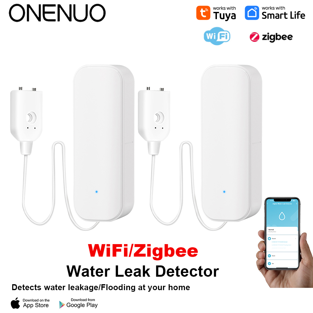 Smart Home Wiz - Sensor Air WiFi/Zigbee Tuya Alarm Kebocoran