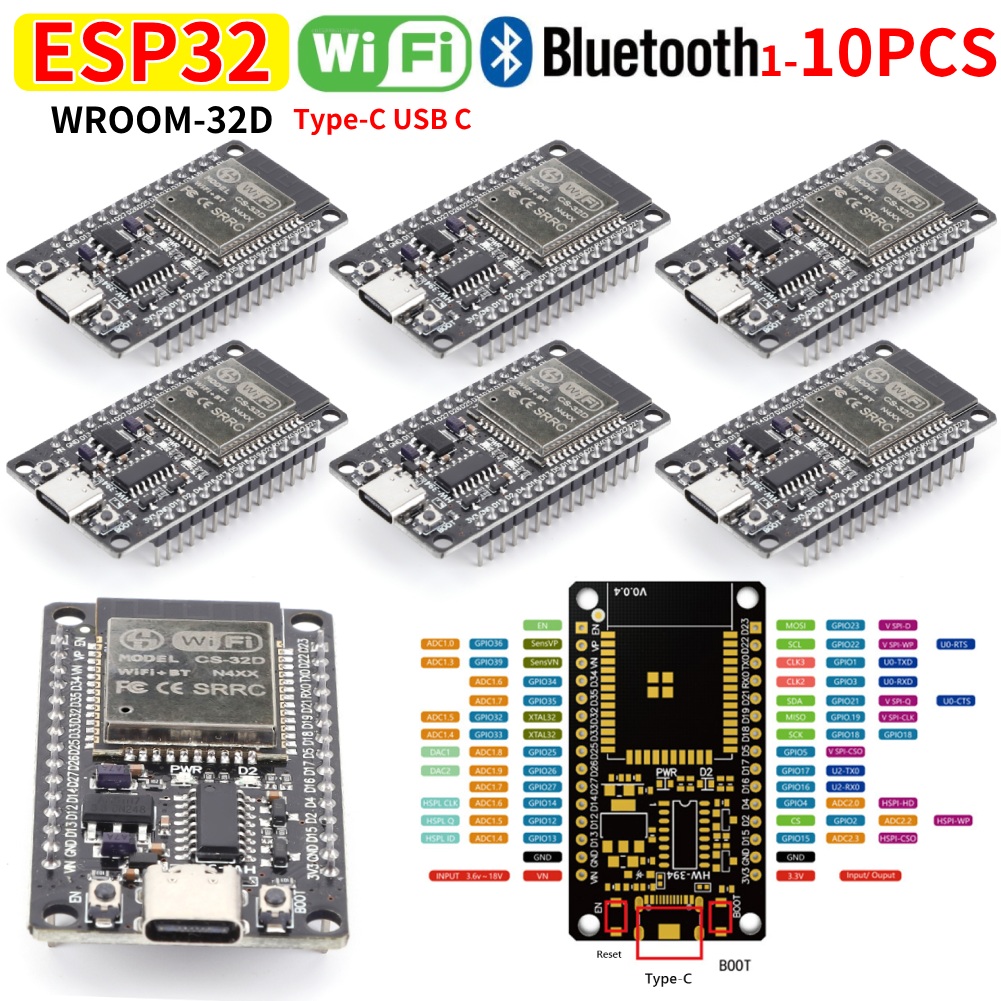 Smart Home Networking - Modul Papan Pengembangan WiFi + Bluetooth