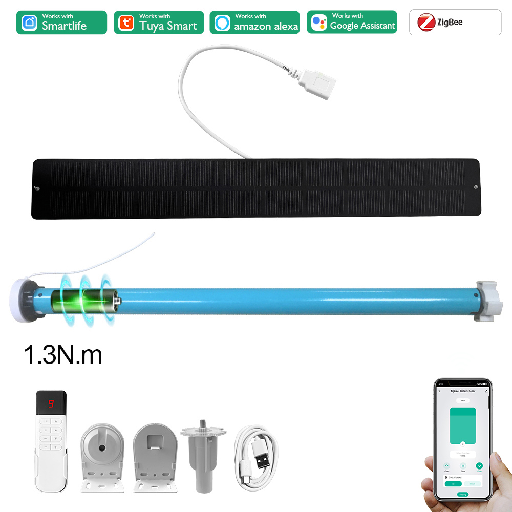 Smart Home Youtube - Motor Tirai Otomatis Tuya Zigbee Bertenaga