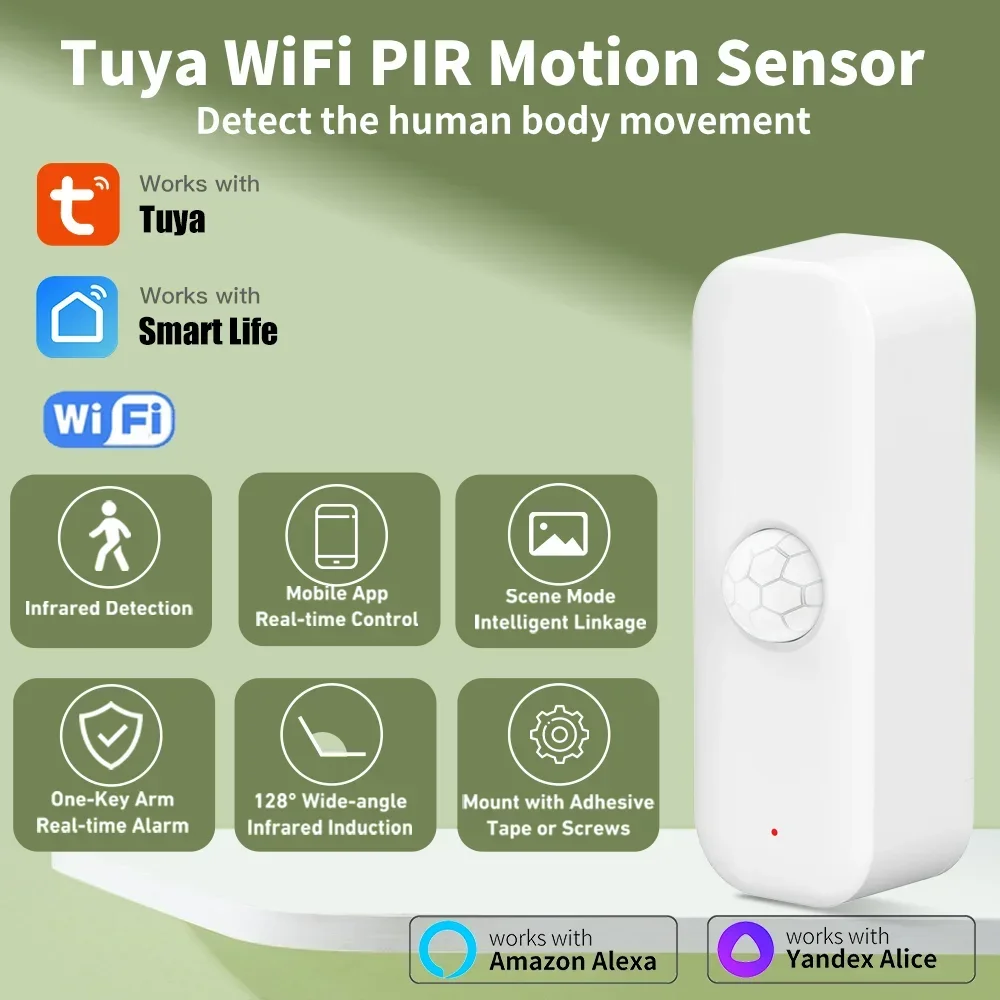 Smart Home Setup - Tuya Sensor gerak WiFI PIR tubuh