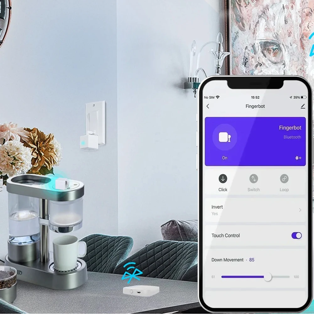 ZigBee cerdas Fingerbot nirkab - Smart Home Elements ulasan dan harga