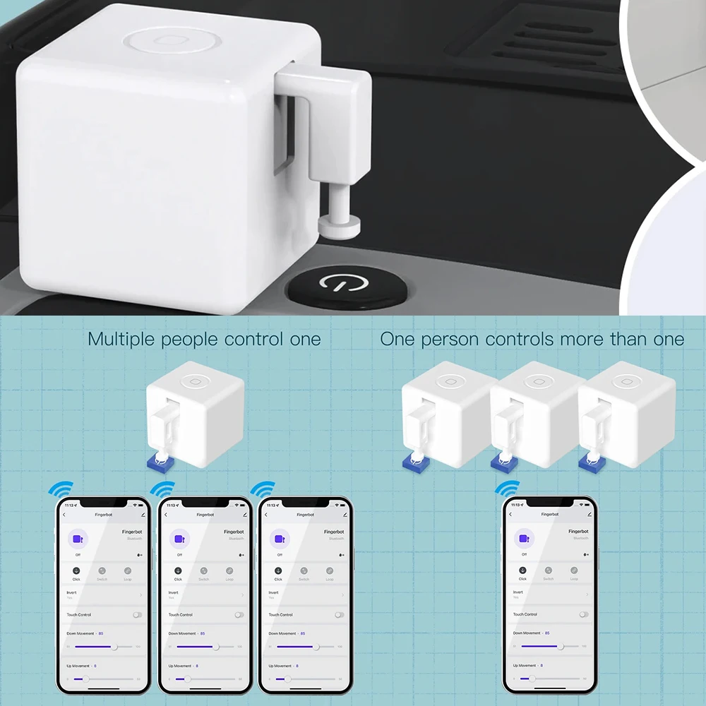 ZigBee cerdas Fingerbot nirkab - Smart Home Elements ulasan dan harga