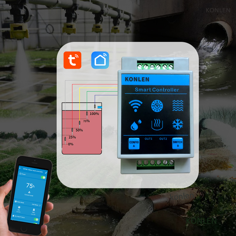 KONLEN Tuya Sensor Level Air W - Smart Home Networking ulasan dan harga