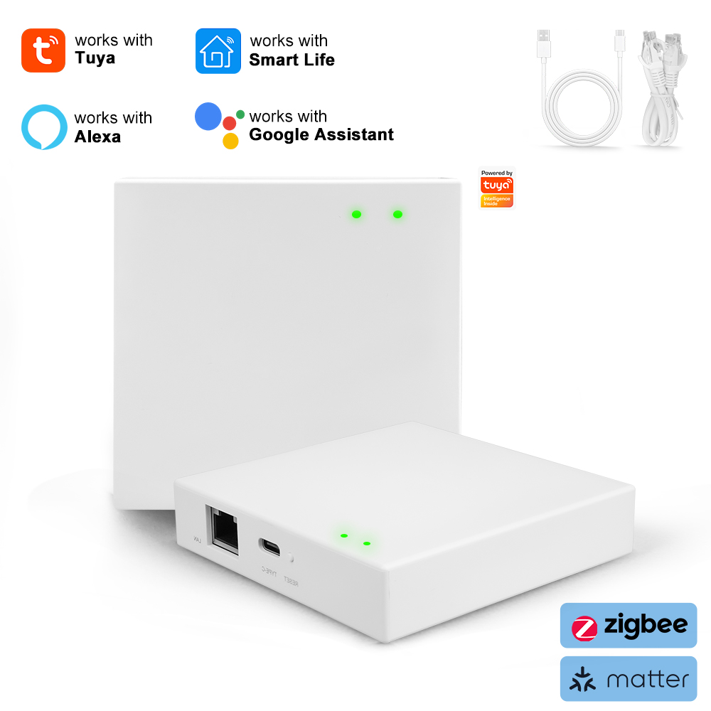 Tuya Zigbee Matter Wired Gatew - Smart Home Offline System ulasan dan harga