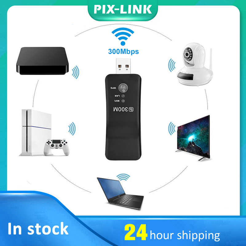 PIXLINK adaptor Wifi 300Mbps n - Smart Home Network Rack ulasan dan harga