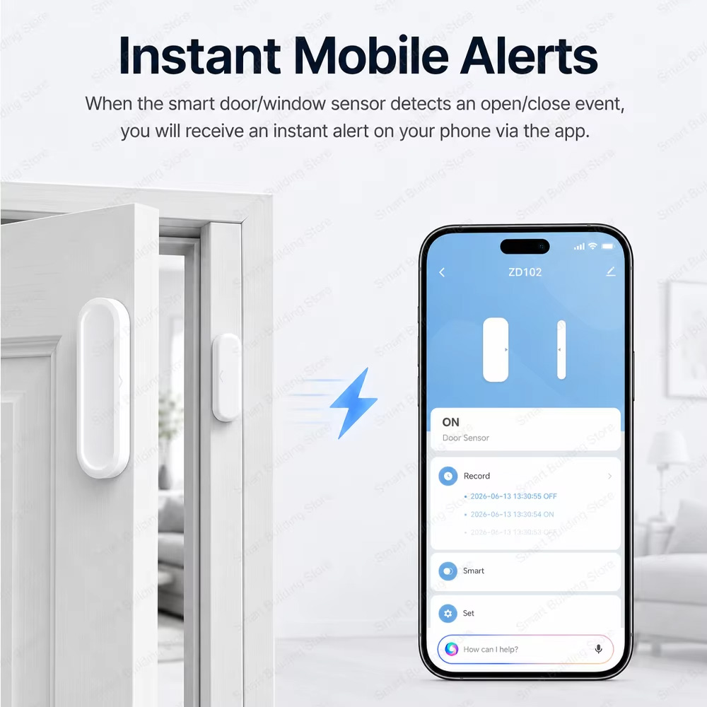 Sensor Pintu Jendela Tahan Air - Smart Home Setup ulasan dan harga