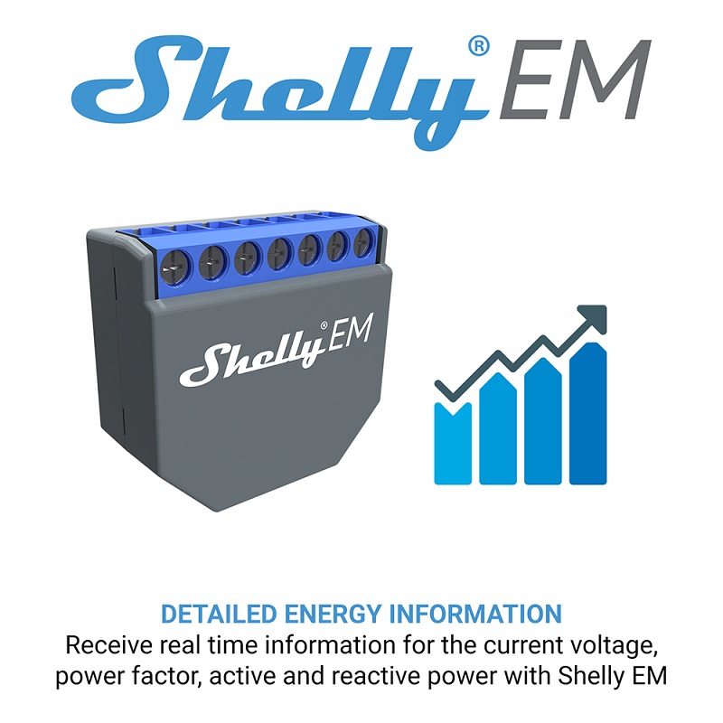 SHELLY EM Wifi Smart Life Cont - Smart Home Controller ulasan dan harga
