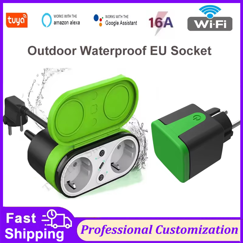 Tuya EU 16A Wifi Smart Outdoor - Smart Home Networking ulasan dan harga