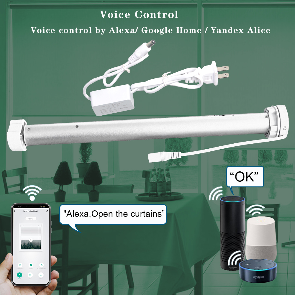 Tuya WiFi Mini Motorized Rolle - Smart Home Youtube ulasan dan harga