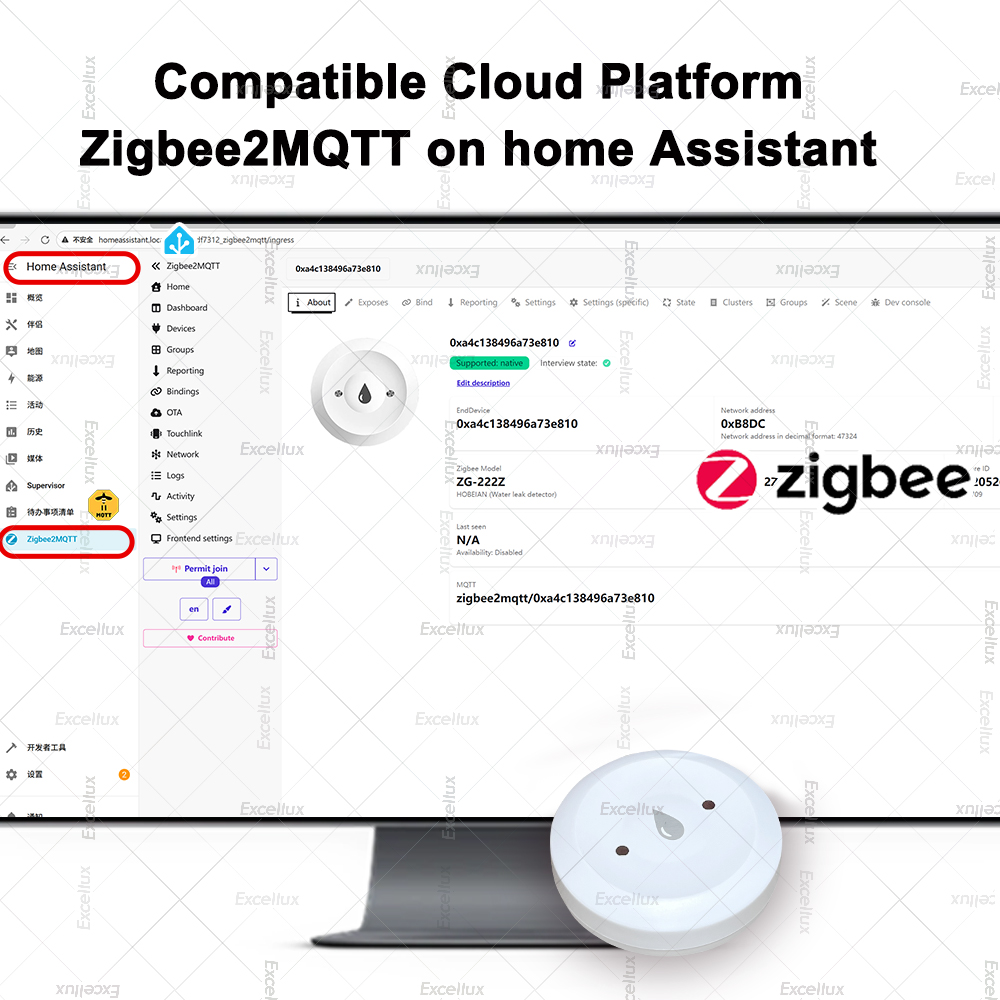 Zigbee Detektor Air Sensor Keb - Smart Home Setup ulasan dan harga