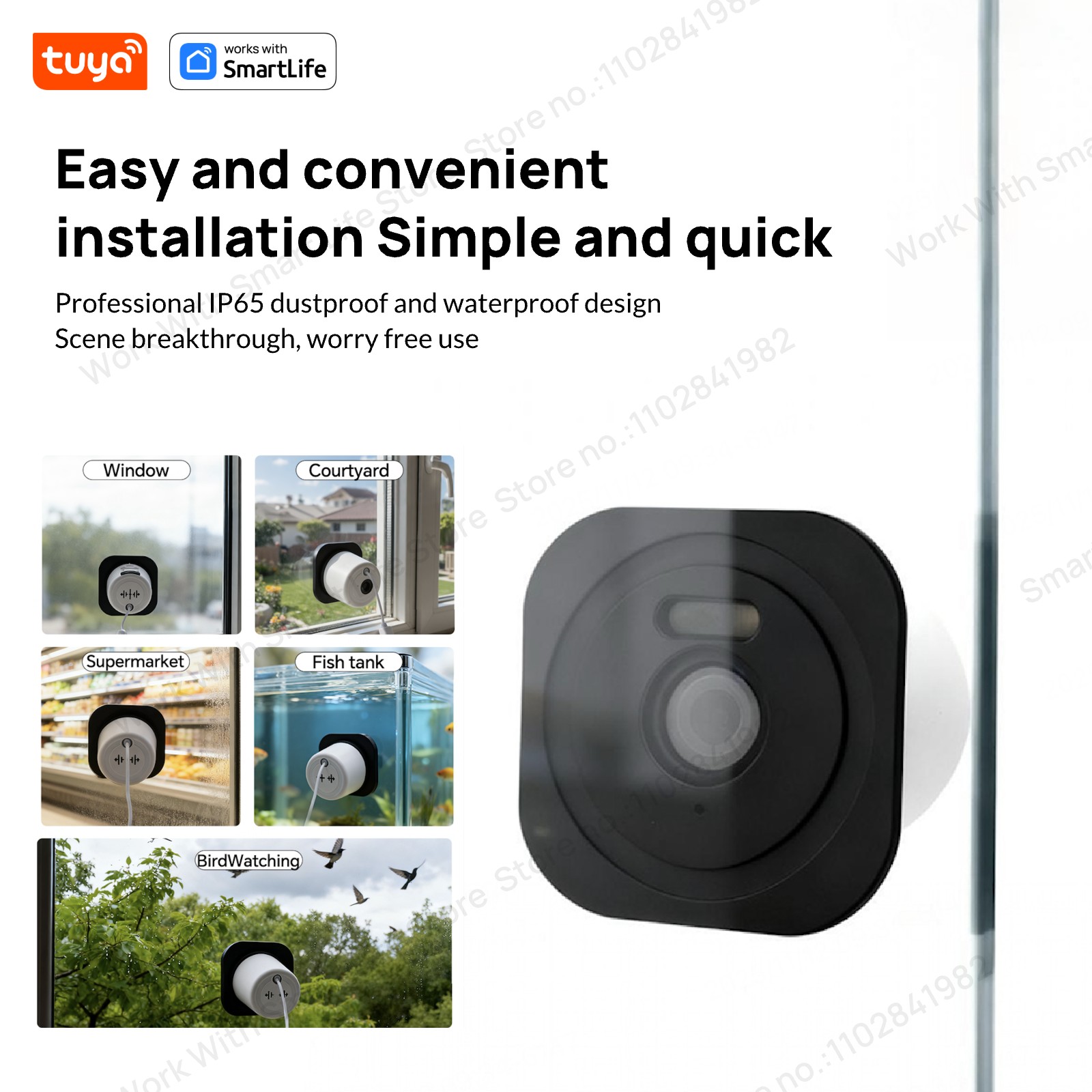Kamera Jendela Tuya 3MP 2K, Ka - Smart Home Os ulasan dan harga