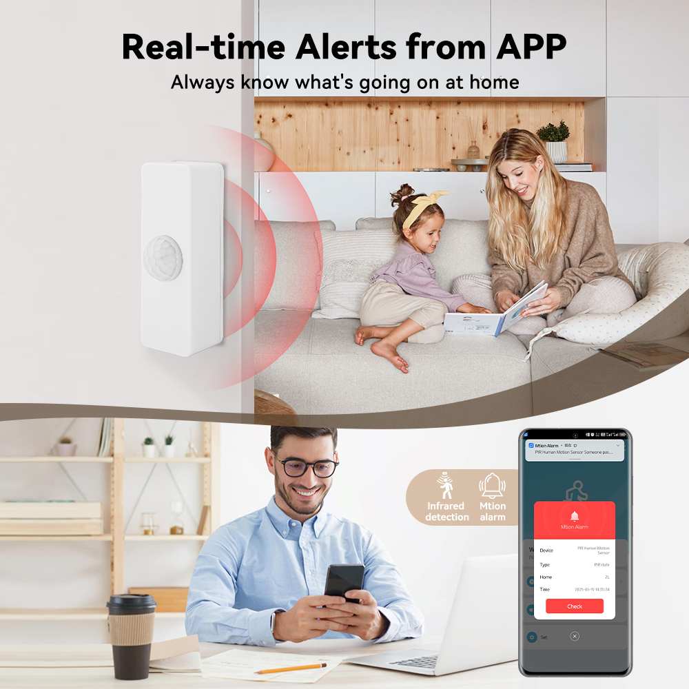 Tuya Smart PIR Sensor Gerak Ru - Smart Home Networking ulasan dan harga
