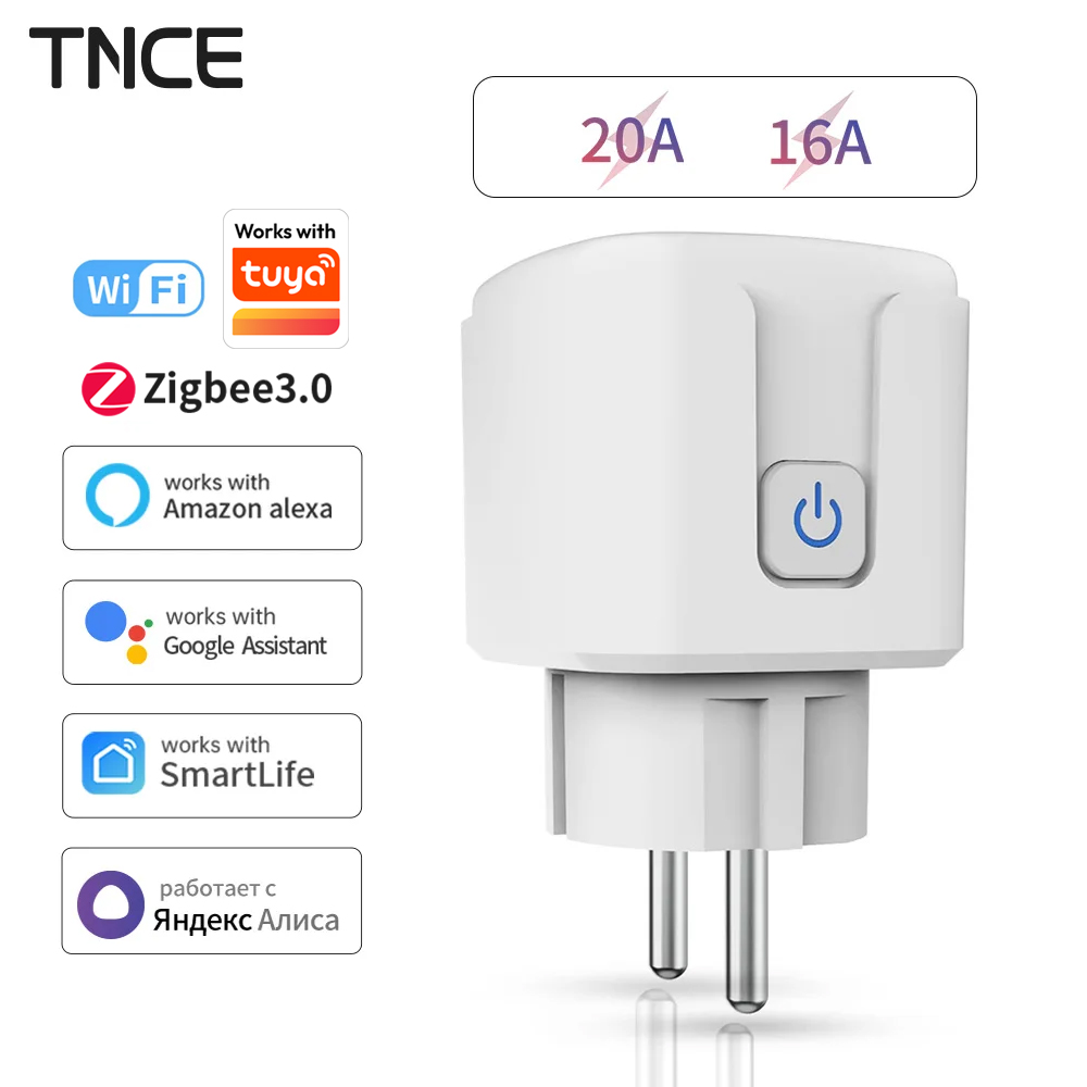 TNCE Tuya WiFi/Zigbee 16A/20A  - Smart Home Elements ulasan dan harga