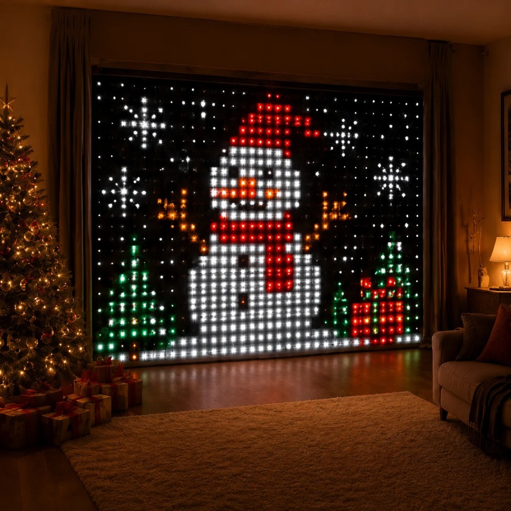 Lampu Tirai LED Pixel dengan K - Smart Home Controller ulasan dan harga