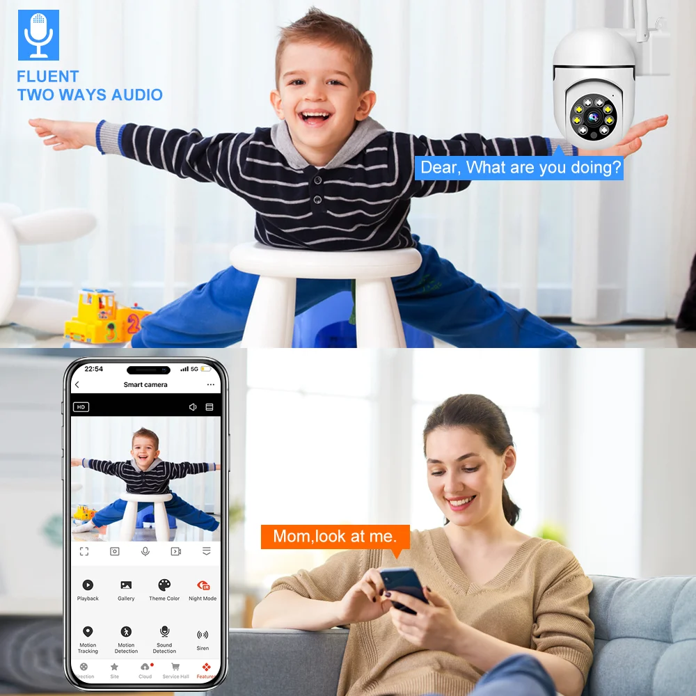 Kamera WiFi Dalam Ruangan Tuya - Smart Home Os ulasan dan harga