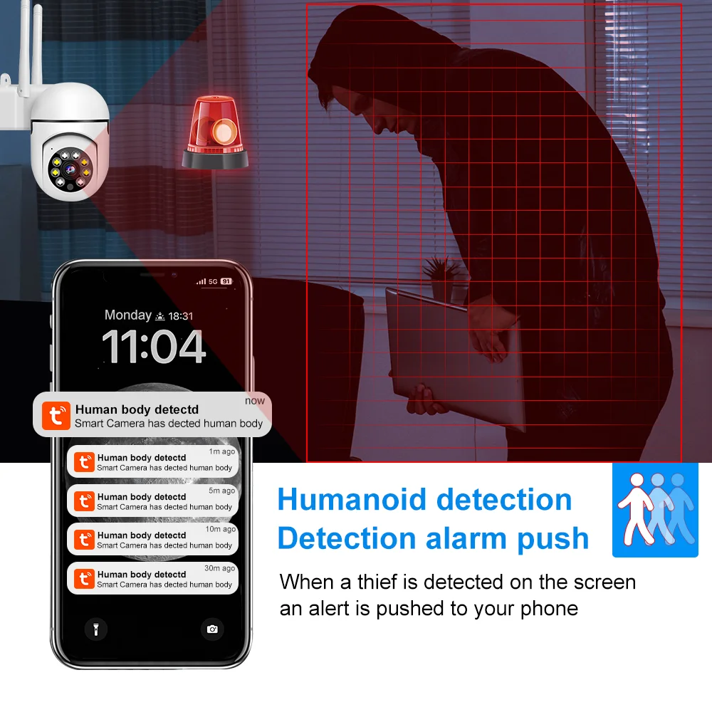 Kamera WiFi Dalam Ruangan Tuya - Smart Home Os ulasan dan harga