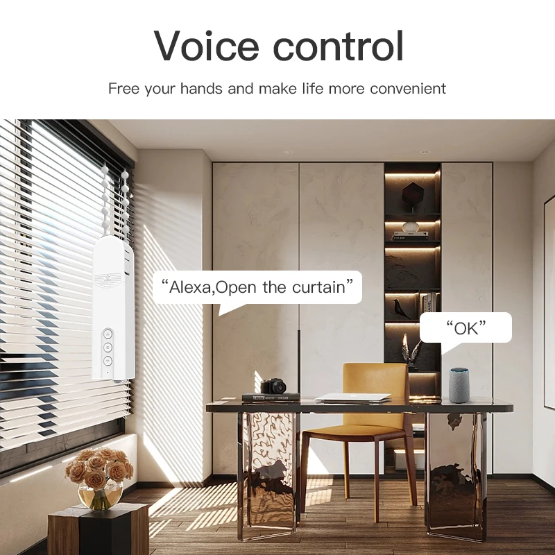 Tirai Pintar Bermotor untuk Zi - Smart Home Elements ulasan dan harga
