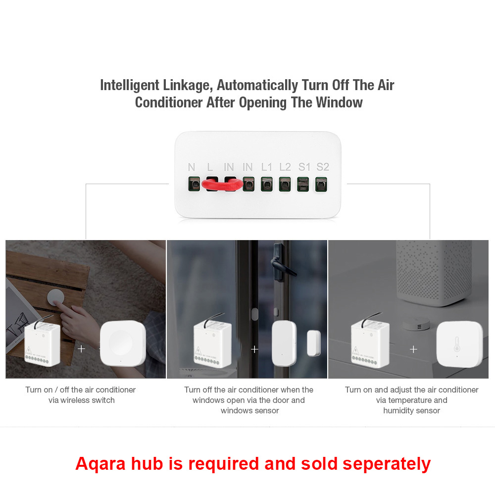 Modul Kontrol Dua Arah Aqara,  - Smart Home Os ulasan dan harga