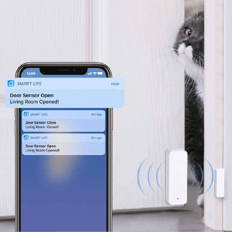 Sensor Kontak Jendela Pintu Tu - Smart Home Networking ulasan dan harga