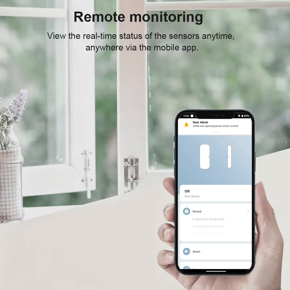 Sensor Pintu Jendela Zigbee 3. - Smart Home Setup ulasan dan harga