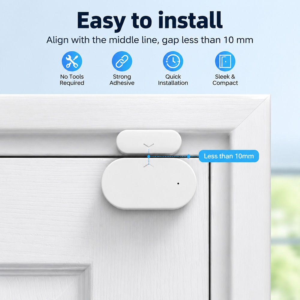 Sensor Pintu Jendela Zigbee 3. - Smart Home Setup ulasan dan harga