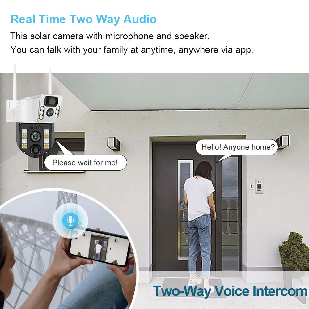 Kamera IP CCTV WiFi/4G, alat p - Smart Home Os ulasan dan harga