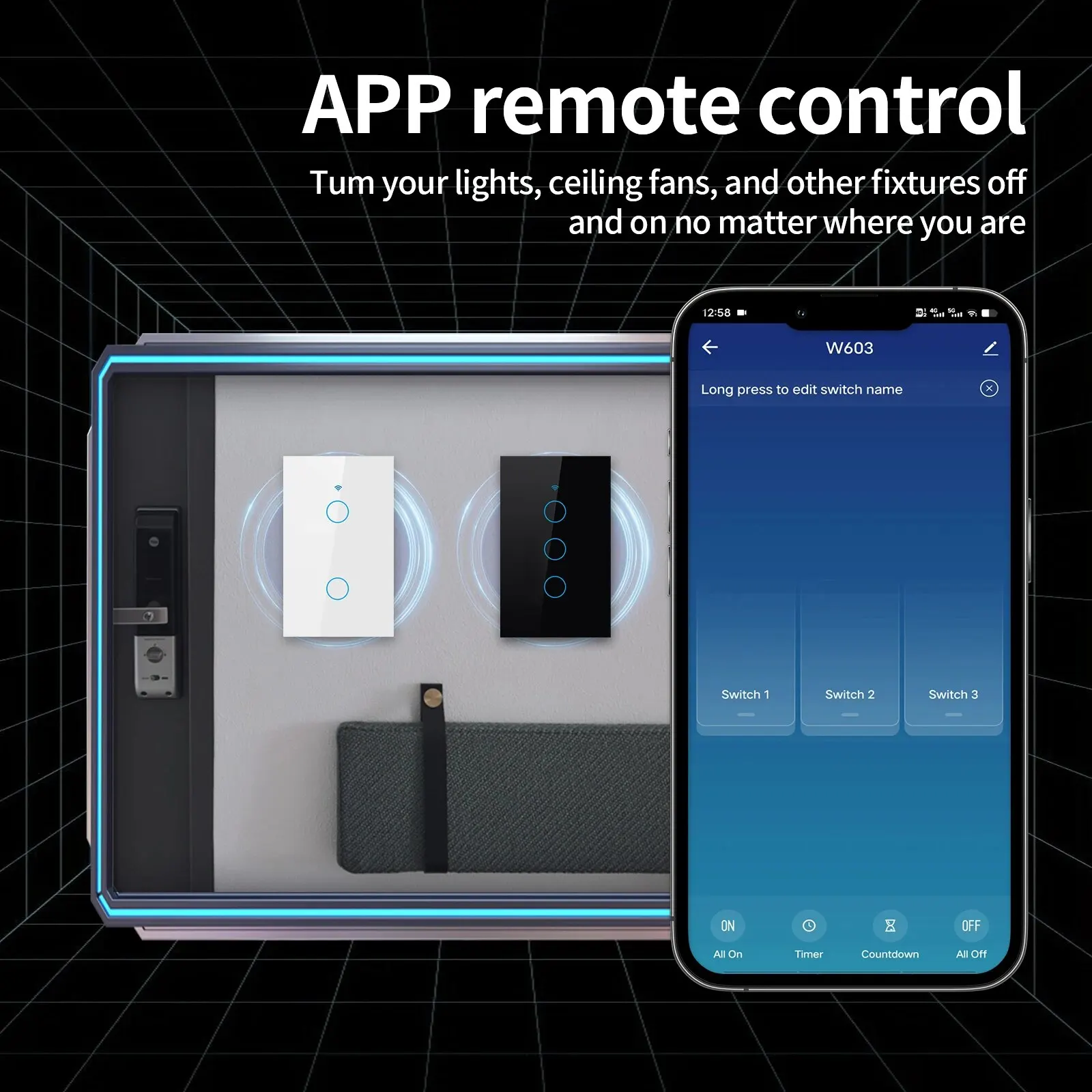 TNCE Tuya WiFi/Zigbee saklar l - Smart Home Networking ulasan dan harga