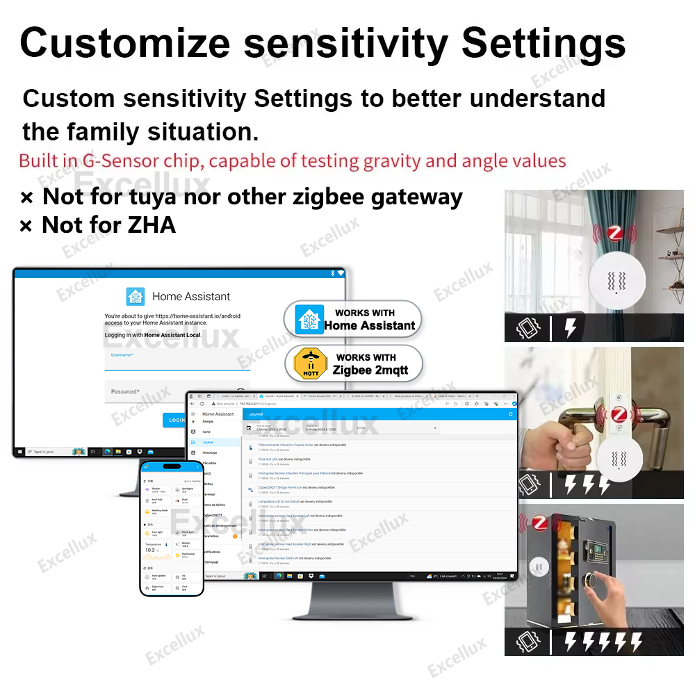 Zigbee 3.0 Sensor Getaran Pint - Smart Home Setup ulasan dan harga