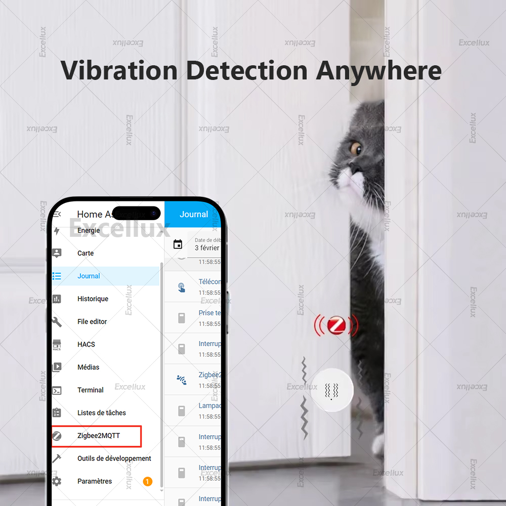 Zigbee 3.0 Sensor Getaran Pint - Smart Home Setup ulasan dan harga