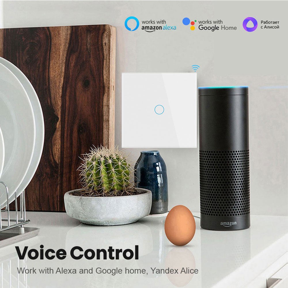 Tuya EU WiFi + RF433 Sakelar R - Smart Home Networking ulasan dan harga