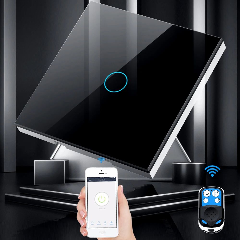 Tuya EU WiFi + RF433 Sakelar R - Smart Home Networking ulasan dan harga
