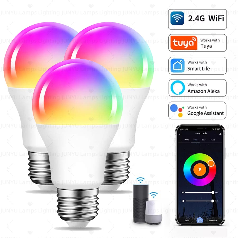Bohlam LED RGB Dapat Diredupka - Smart Home Youtube ulasan dan harga