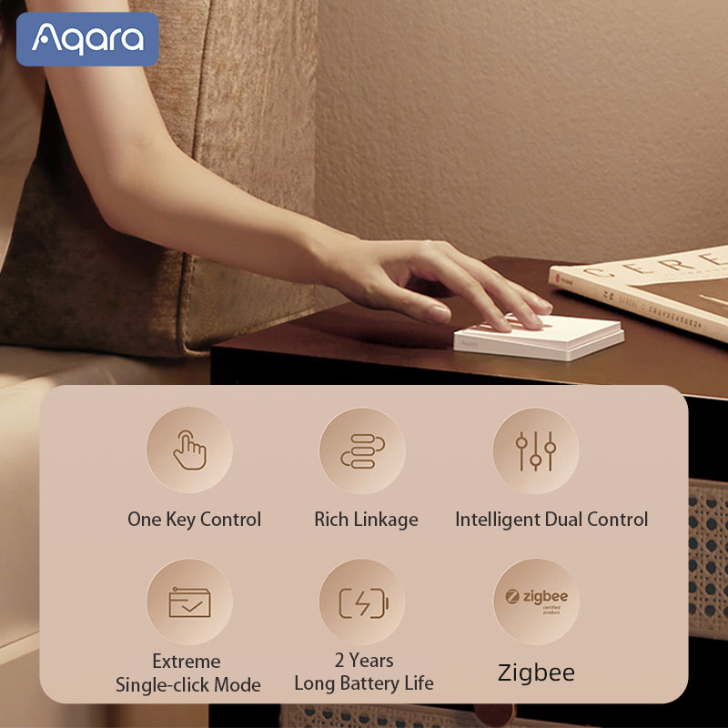Sakelar Dinding Aqara Asli Ver - Smart Home Os ulasan dan harga