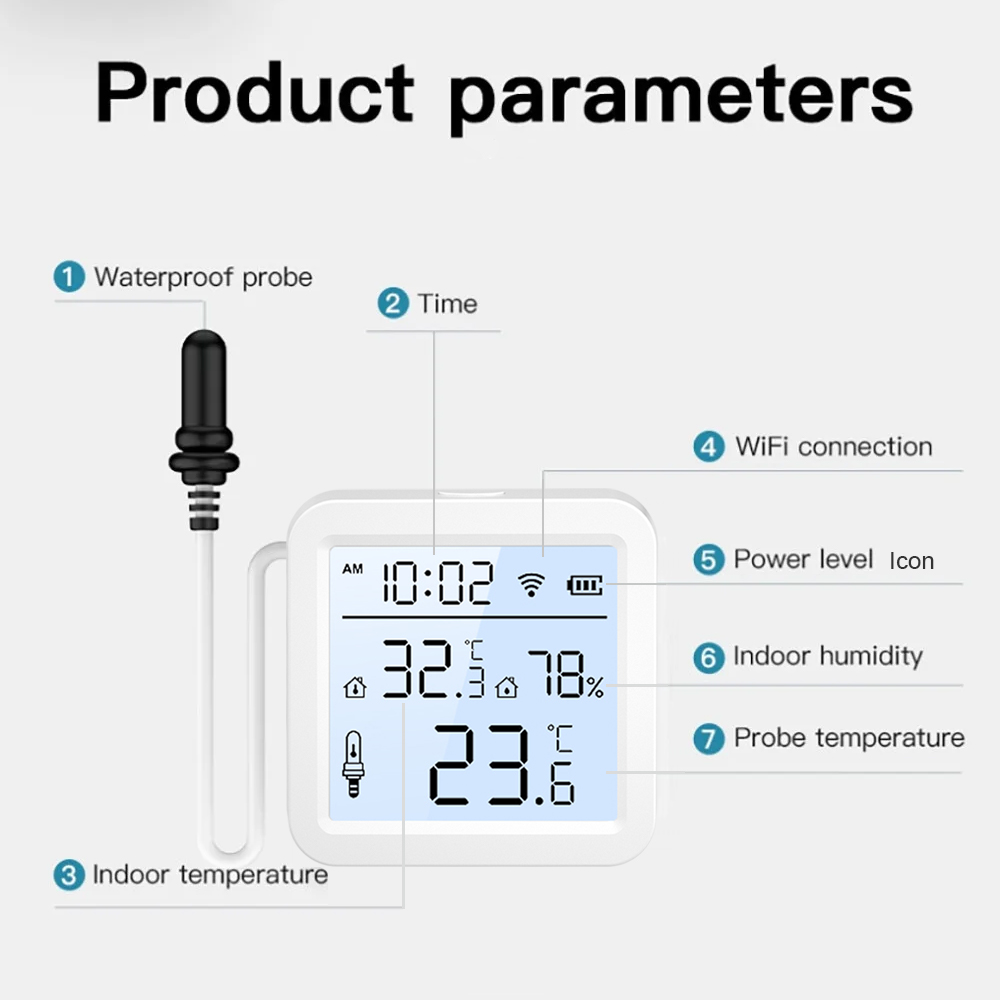 Sensor Suhu dan Kelembapan WiF - Smart Home Networking ulasan dan harga