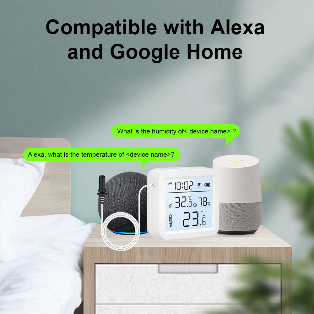 Sensor Suhu dan Kelembapan WiF - Smart Home Networking ulasan dan harga