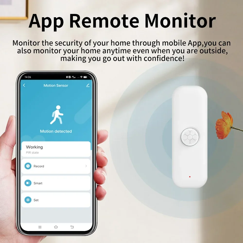 Tuya Sensor gerak WiFI PIR tub - Smart Home Setup ulasan dan harga